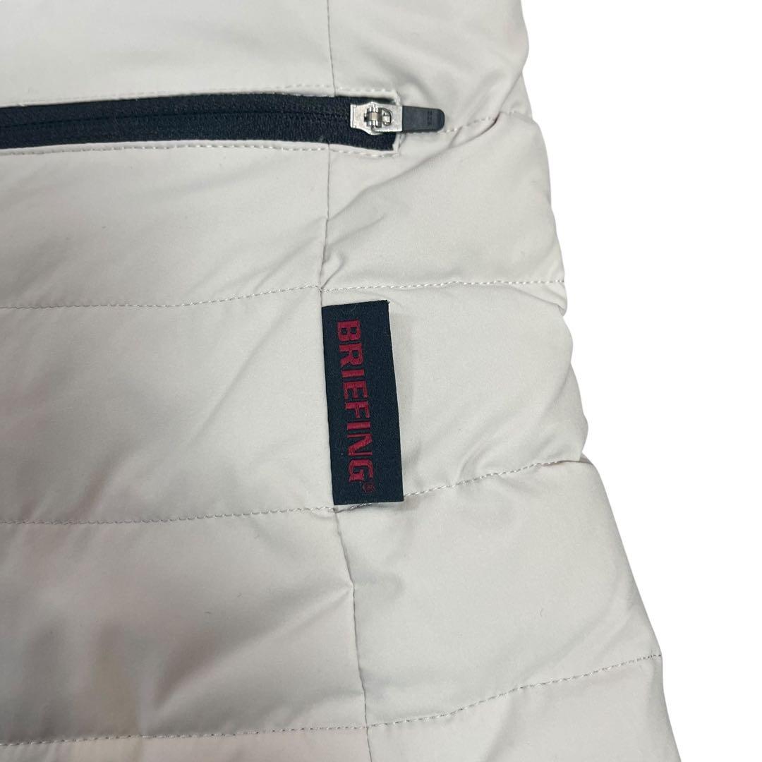 BRIEFING ×TAION サーモダウンベスト ホワイト系 サイズS