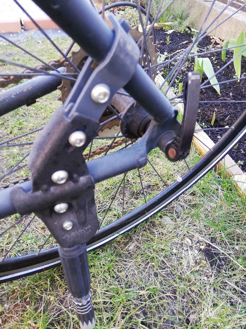 【引取限定】FUJI　ロードバイク　空気入付