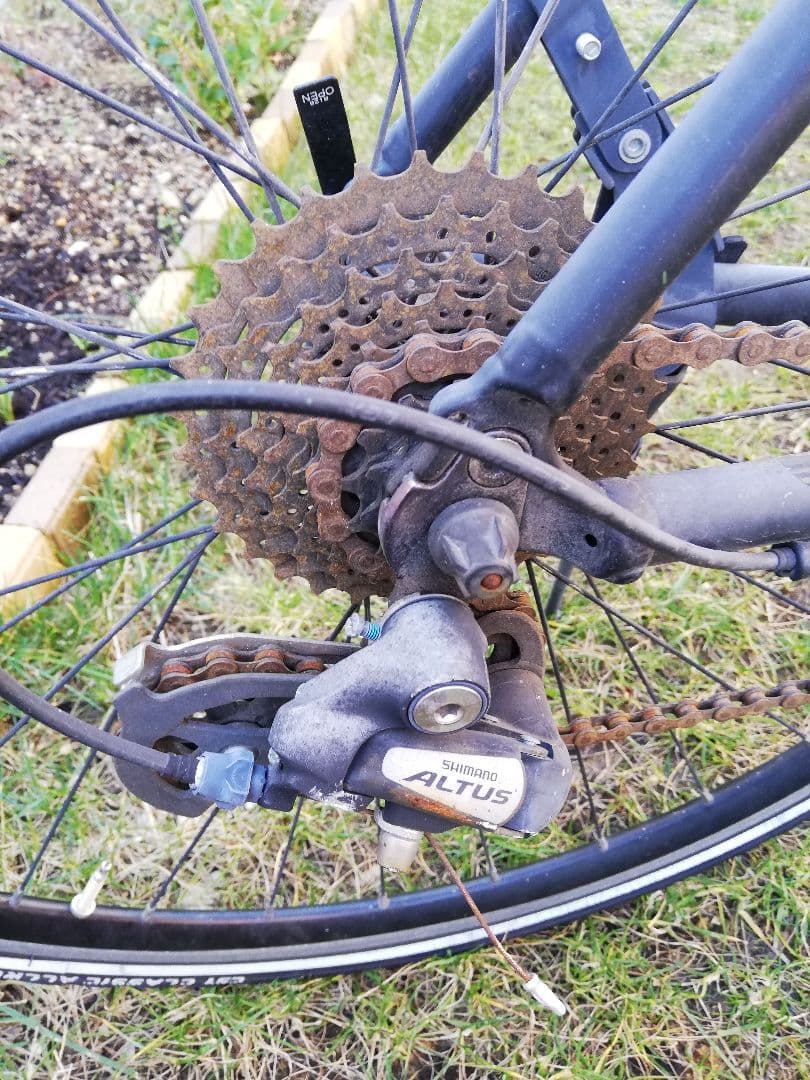 【引取限定】FUJI　ロードバイク　空気入付