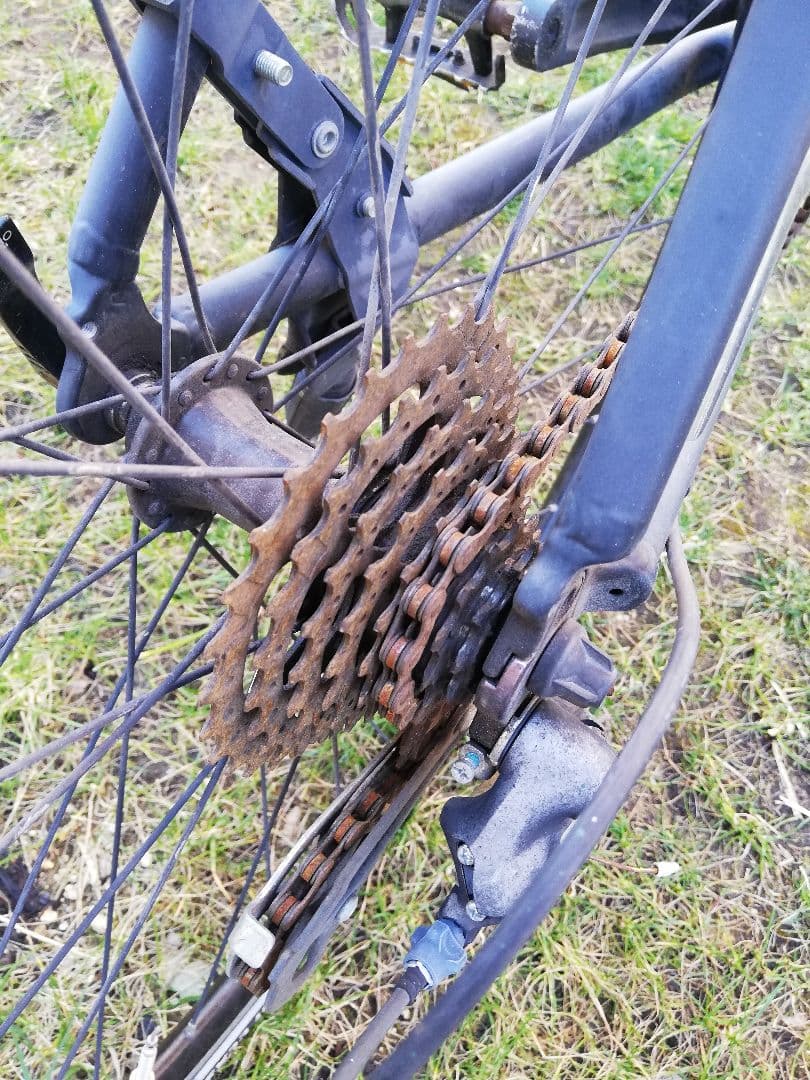 【引取限定】FUJI　ロードバイク　空気入付