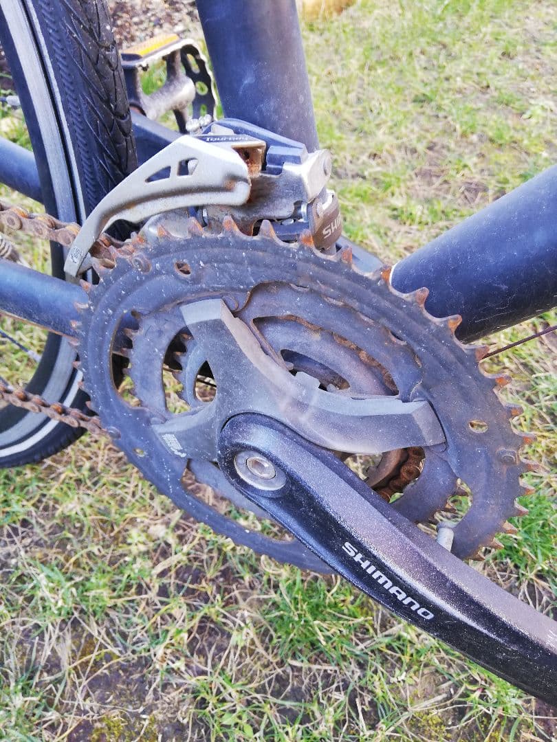 【引取限定】FUJI　ロードバイク　空気入付