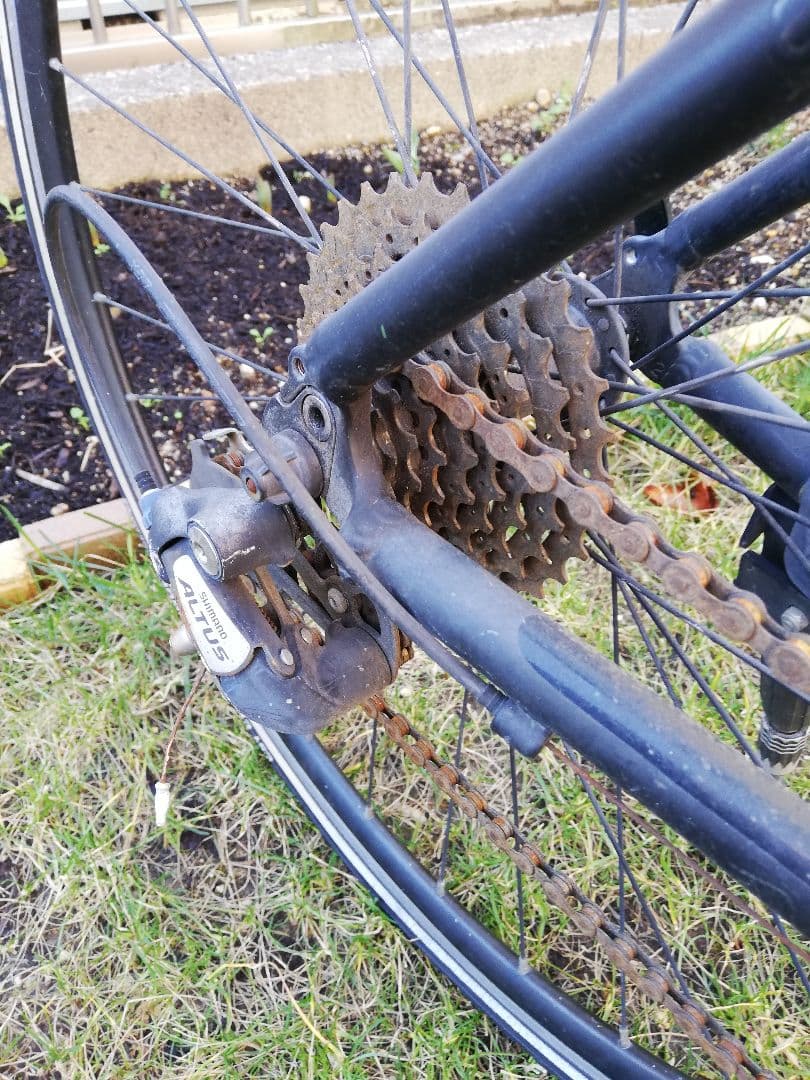 【引取限定】FUJI　ロードバイク　空気入付