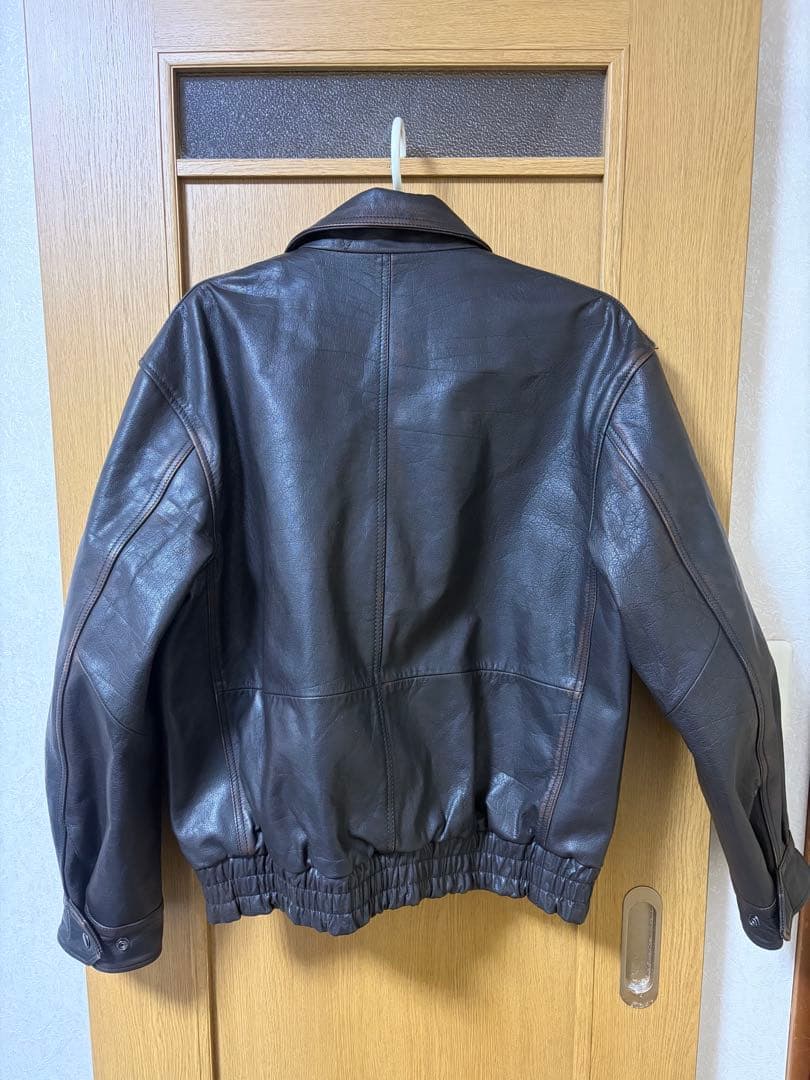 SKOOKUM レザー ジャケット ダークブラウン