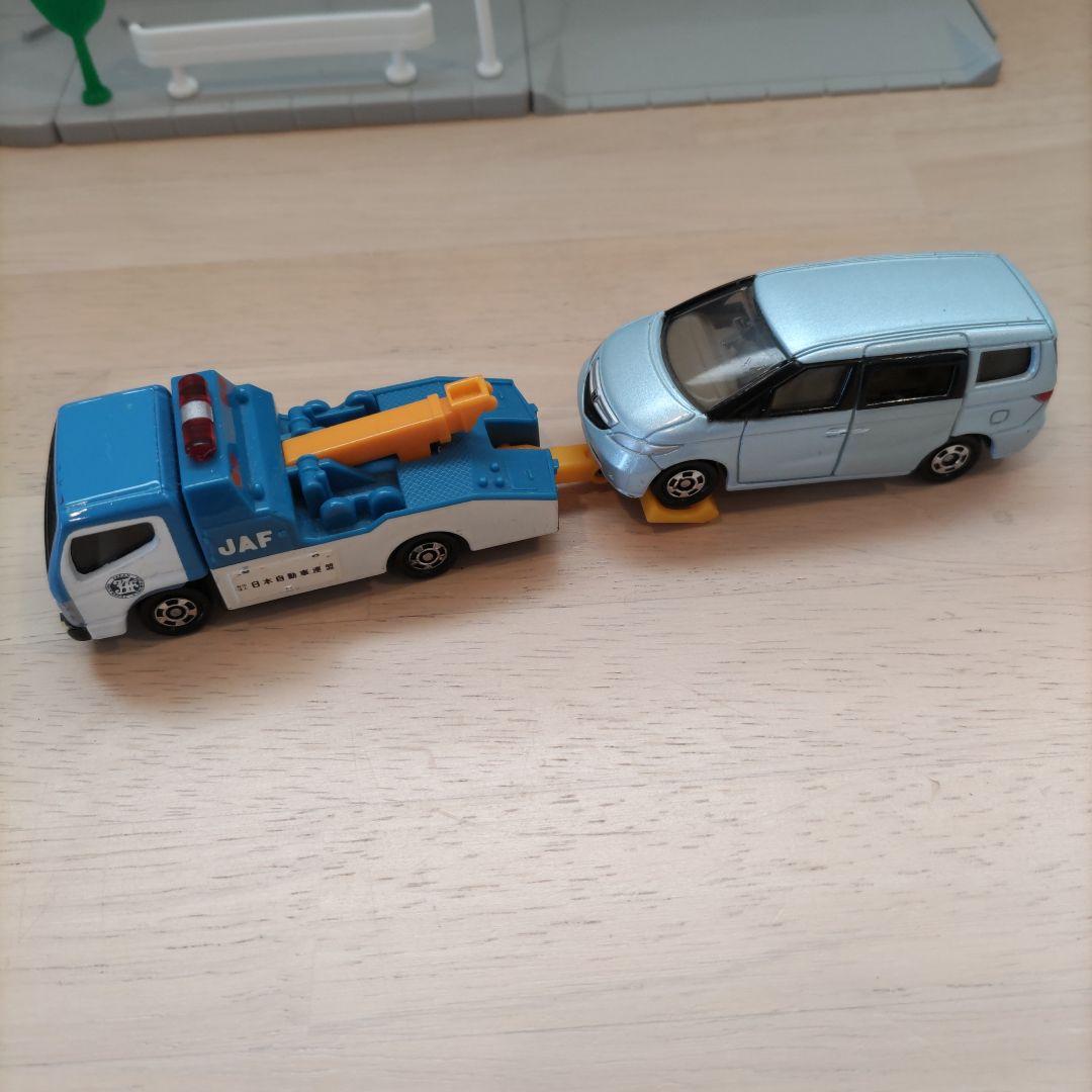 【廃盤品】トミカタウン JAF基地 トミカ4台付き