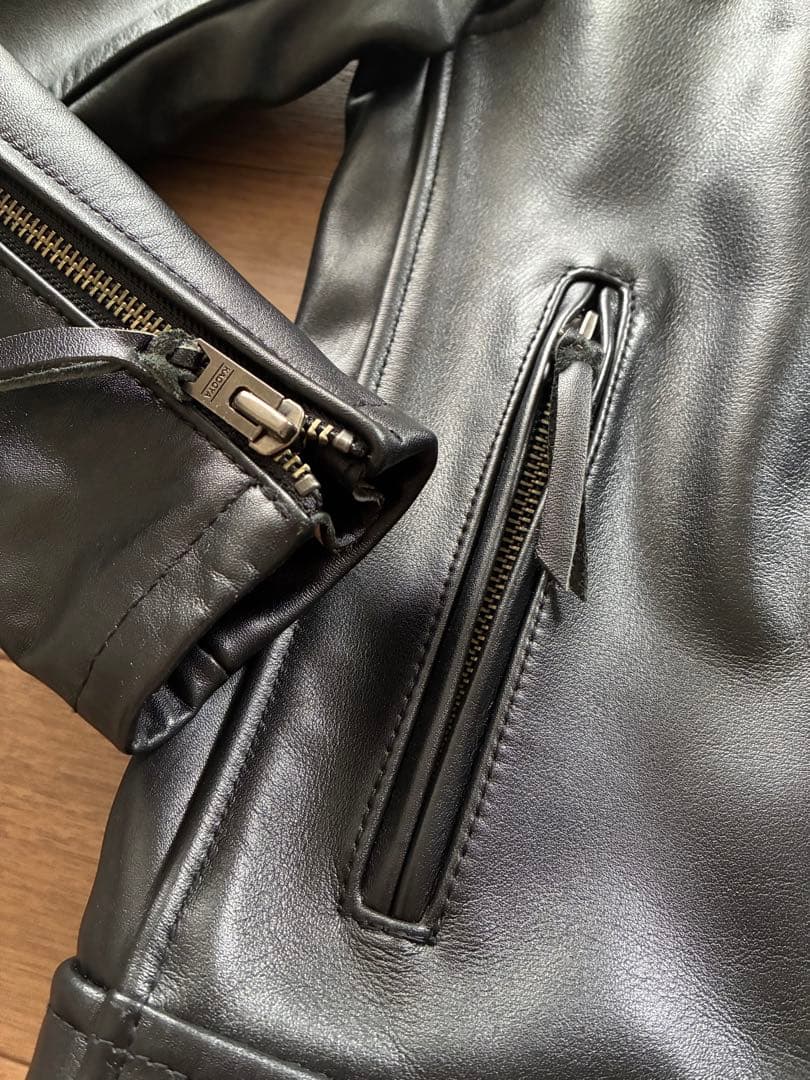 【極美品】KADYA カドヤ TCR2 レザーシングルライダース サイズS 黒