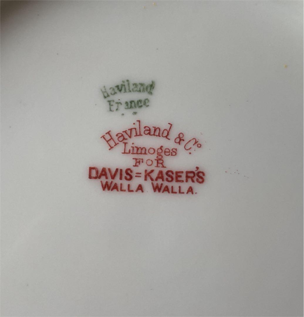 フランスリモージュのアンティーク食器、アビランド（Haviland）