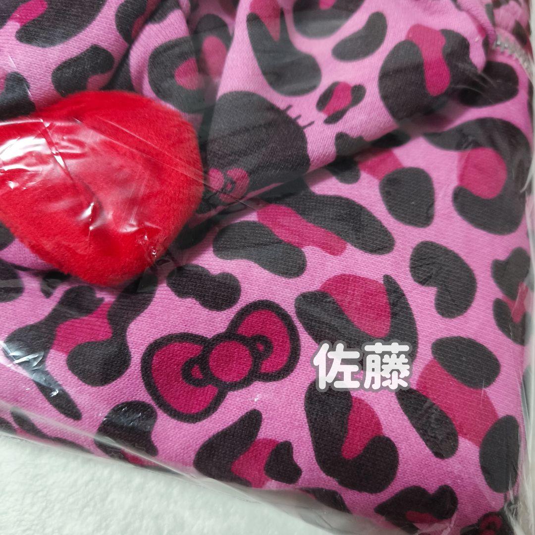 ハローキティ×9090 girl　パーカー　ピンク豹柄　Mサイズ　平成ギャル