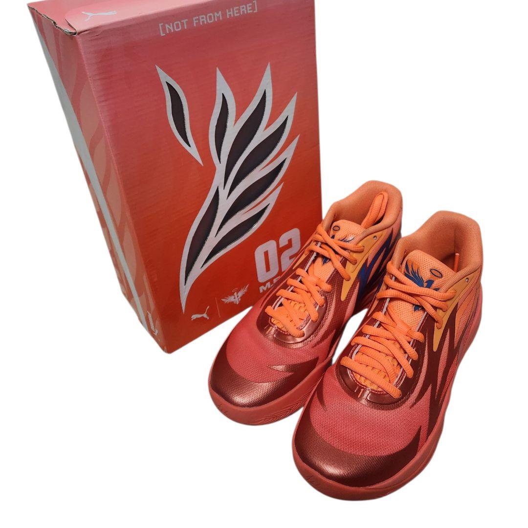 【美品✨️24㎝】プーマ MB.02 JR スーパーノヴァ オレンジ 箱付 レア