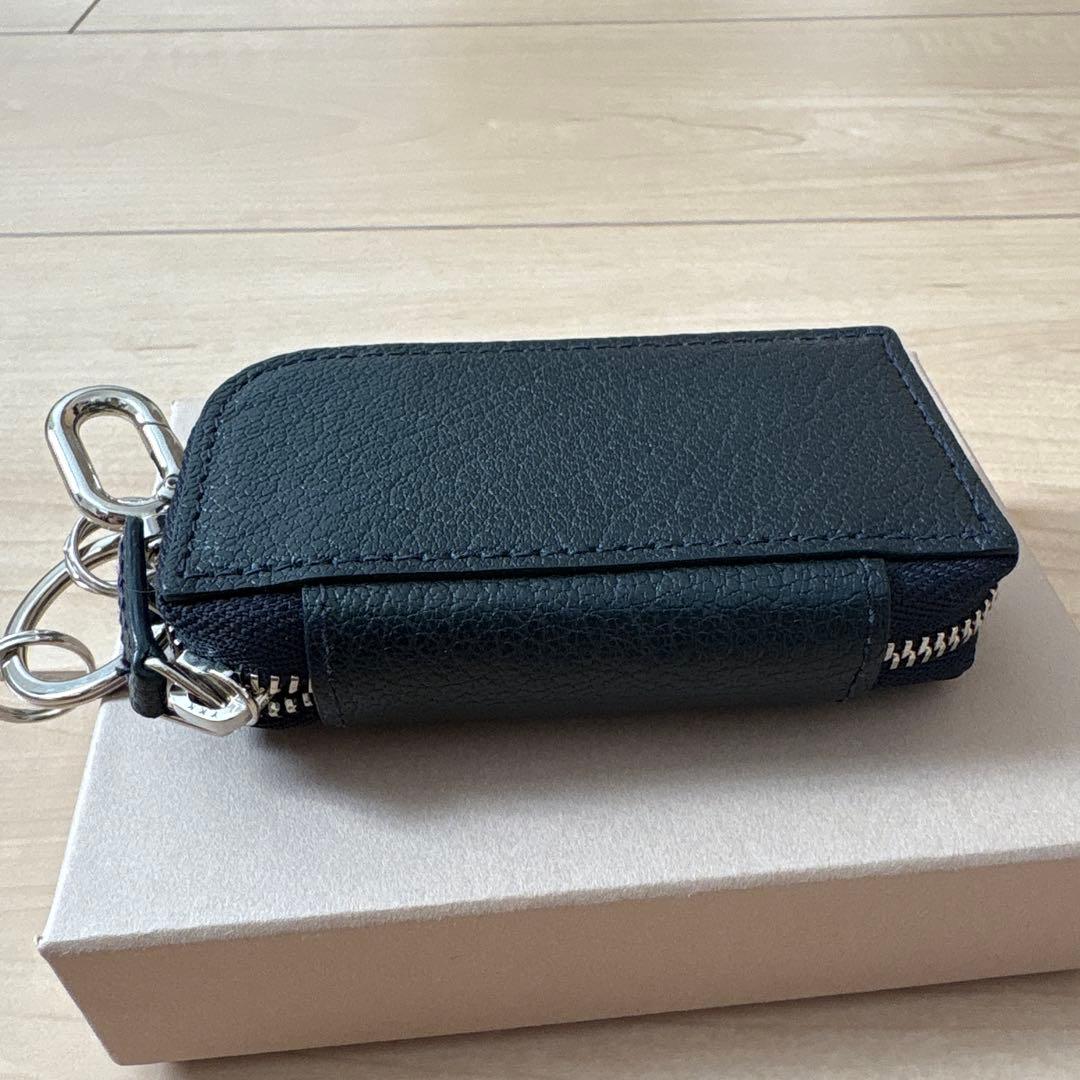 MOLINI ネイビー レザー キーケース