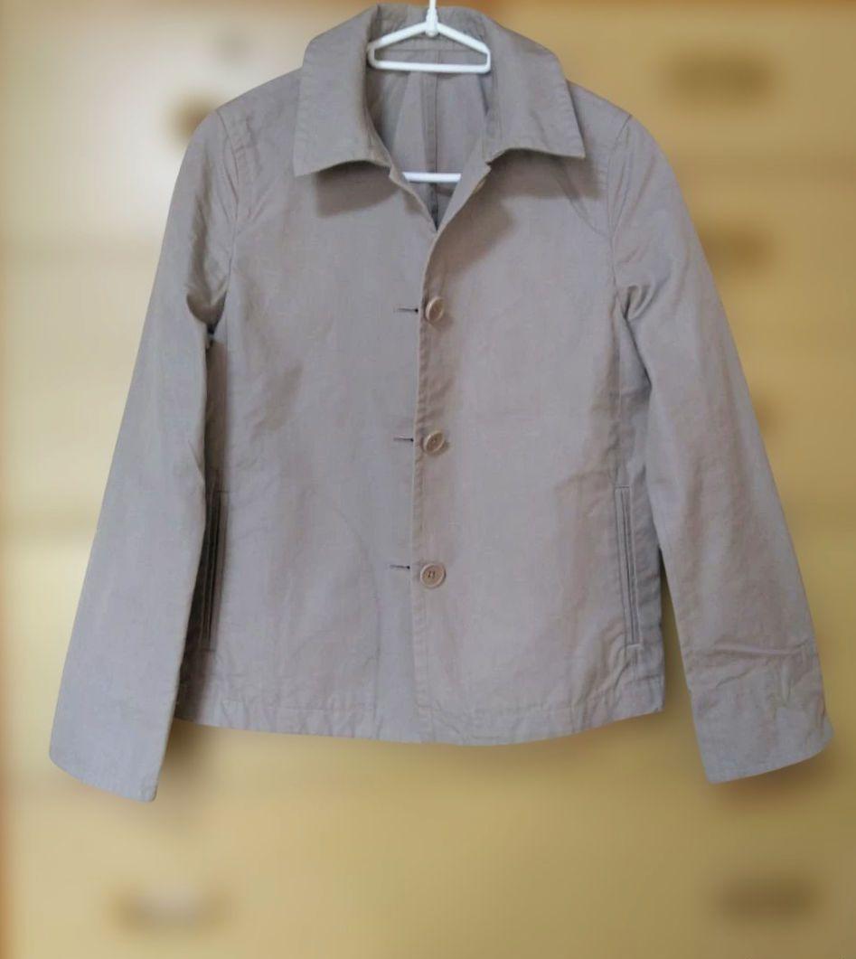 マーガレットハウエル ジャケット 春 秋 シンプル グレージュ ワーク 日本製