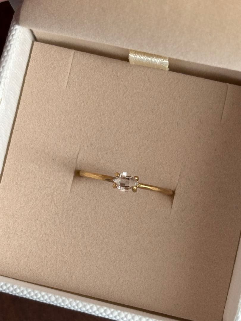 K18クォーツ リング◯指輪