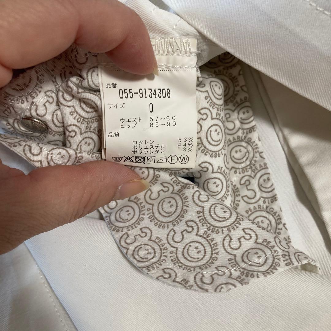 PG パーリーゲイツ　ピンクポロシャツとホワイトスカートセット