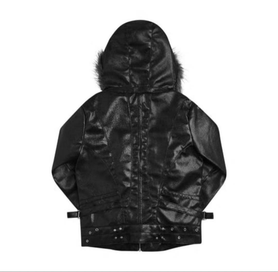 ま*ー様 cozy worldwide ファーレザージャケット