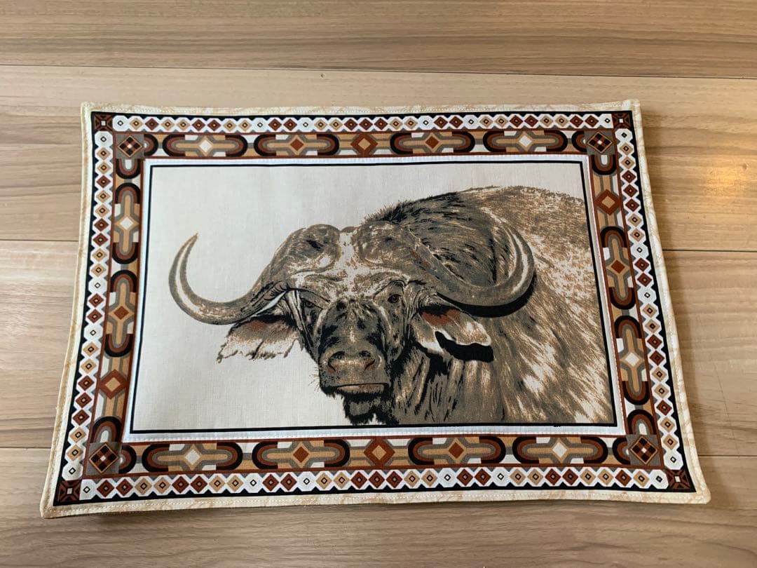 南アフリカ　動物イラスト ランチョンマット 6枚セット