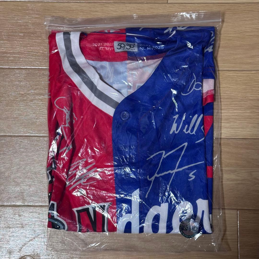 T*A様 非売品 大谷翔平 サインプリントドジャースエンゼルスミックスユニフォー