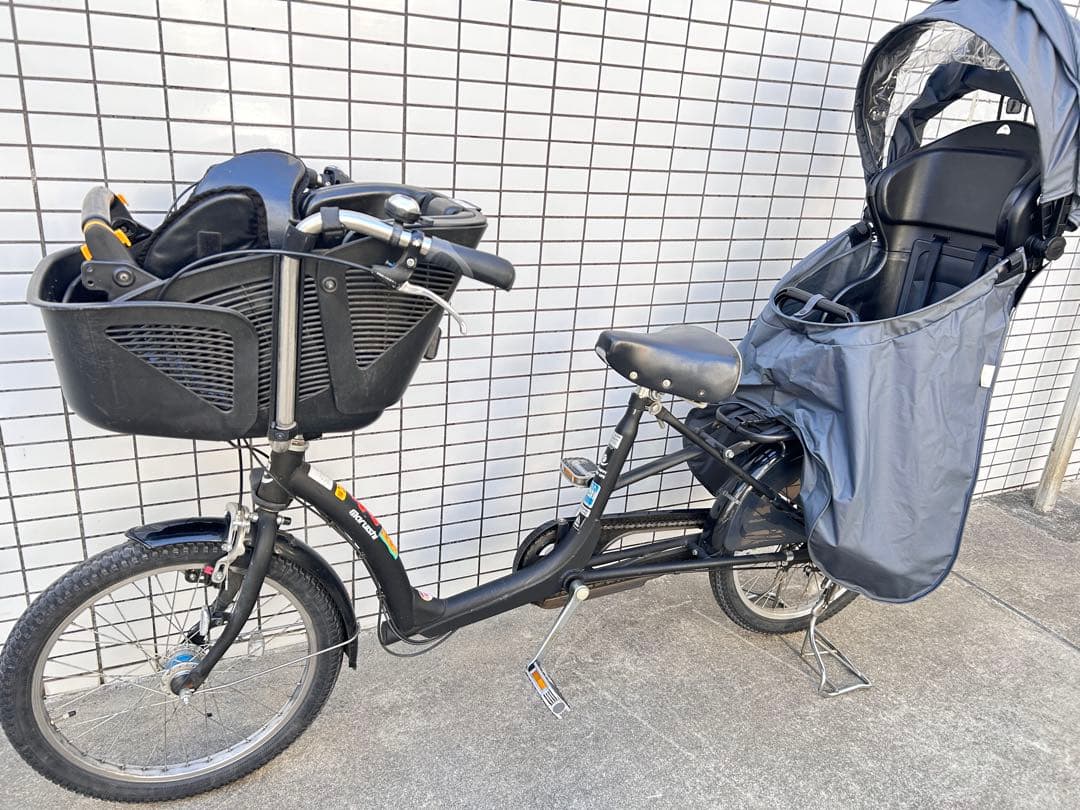 東京　引取　整備済　タイヤ、カバー新品　20型　3人乗り　自転車　電動今だけ価格