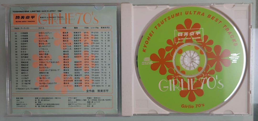 CD　筒美京平　GIRLIE 70’S