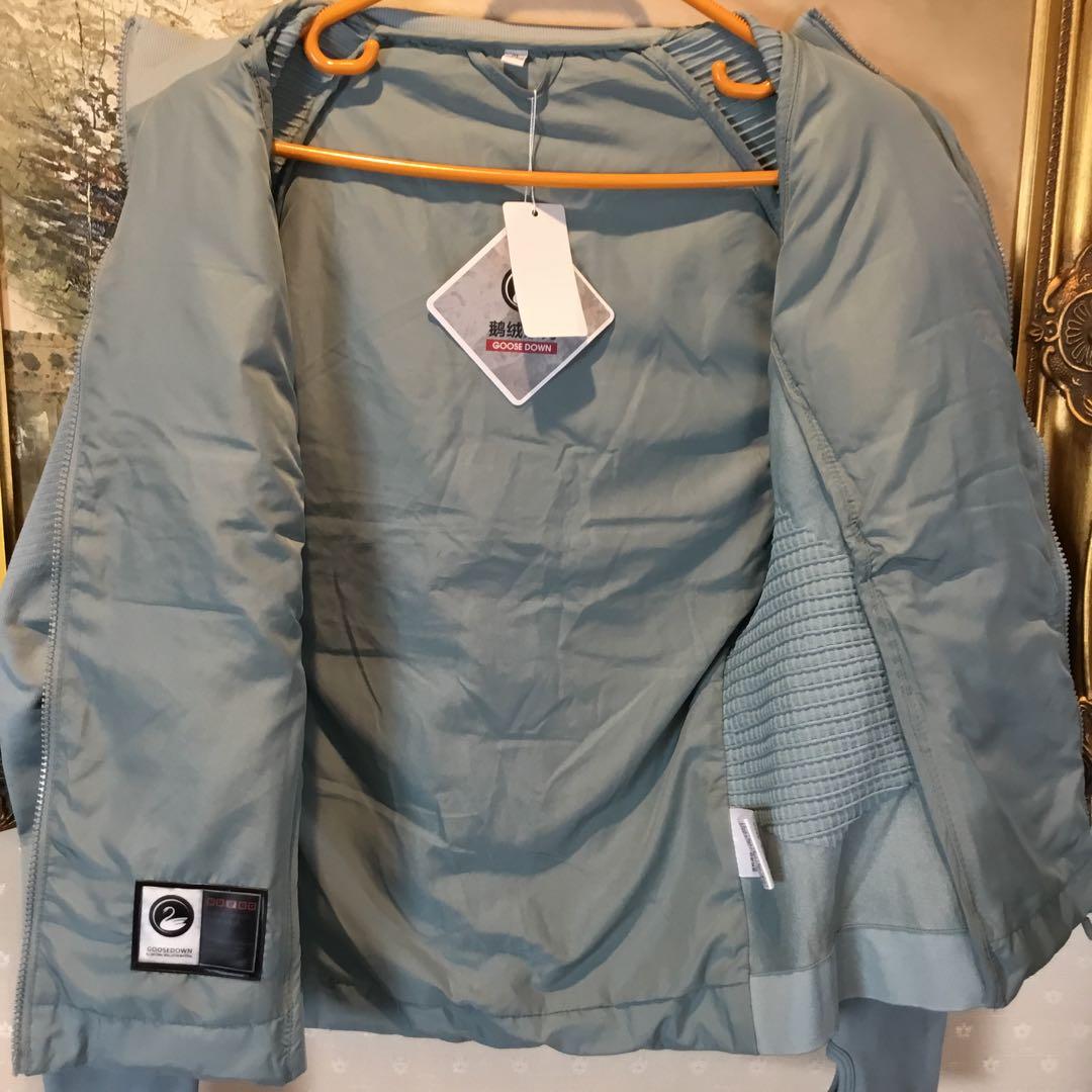 水色 ダウンジャケット レディース ゴルフスポーツウェア　 M、Lサイズ
