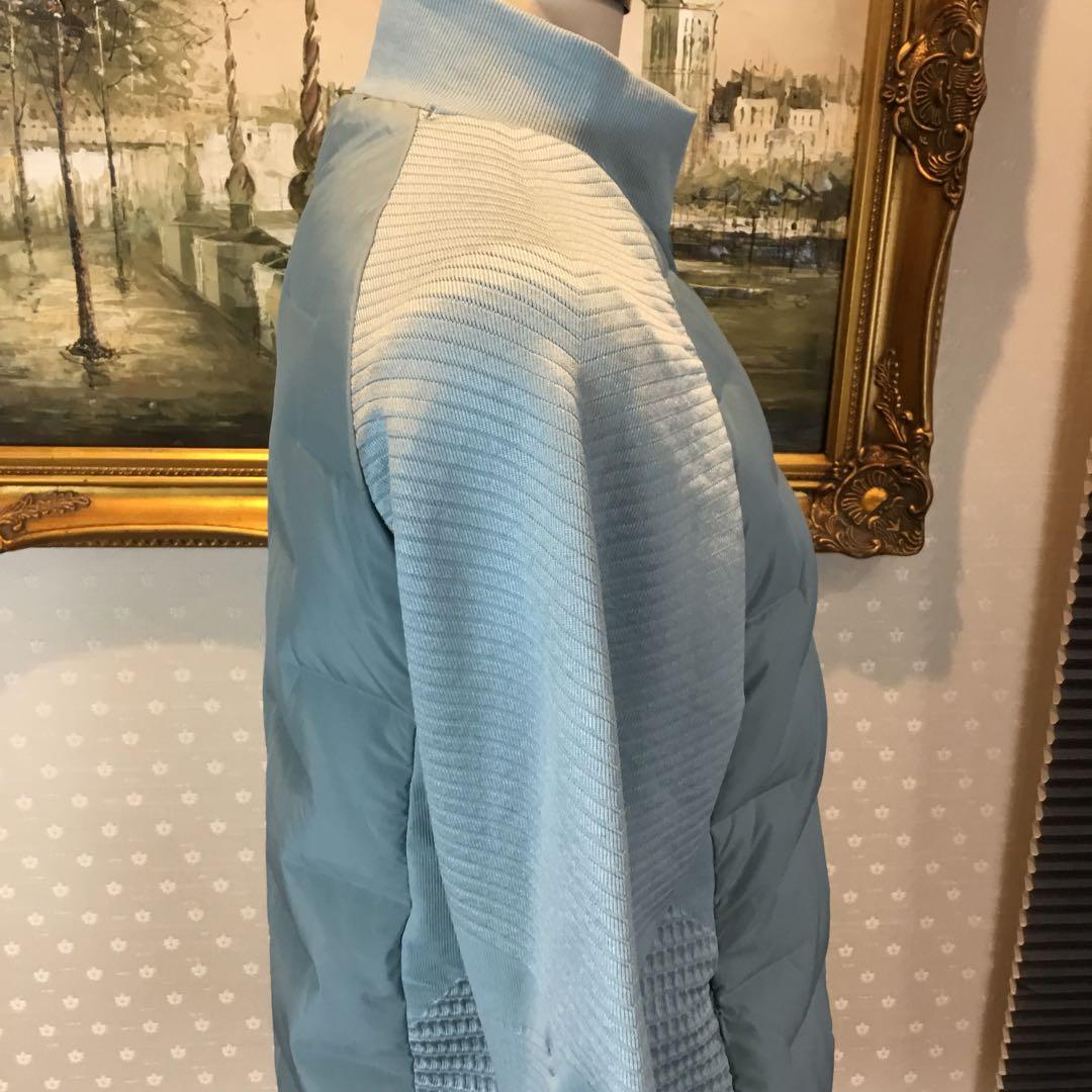 水色 ダウンジャケット レディース ゴルフスポーツウェア　 M、Lサイズ