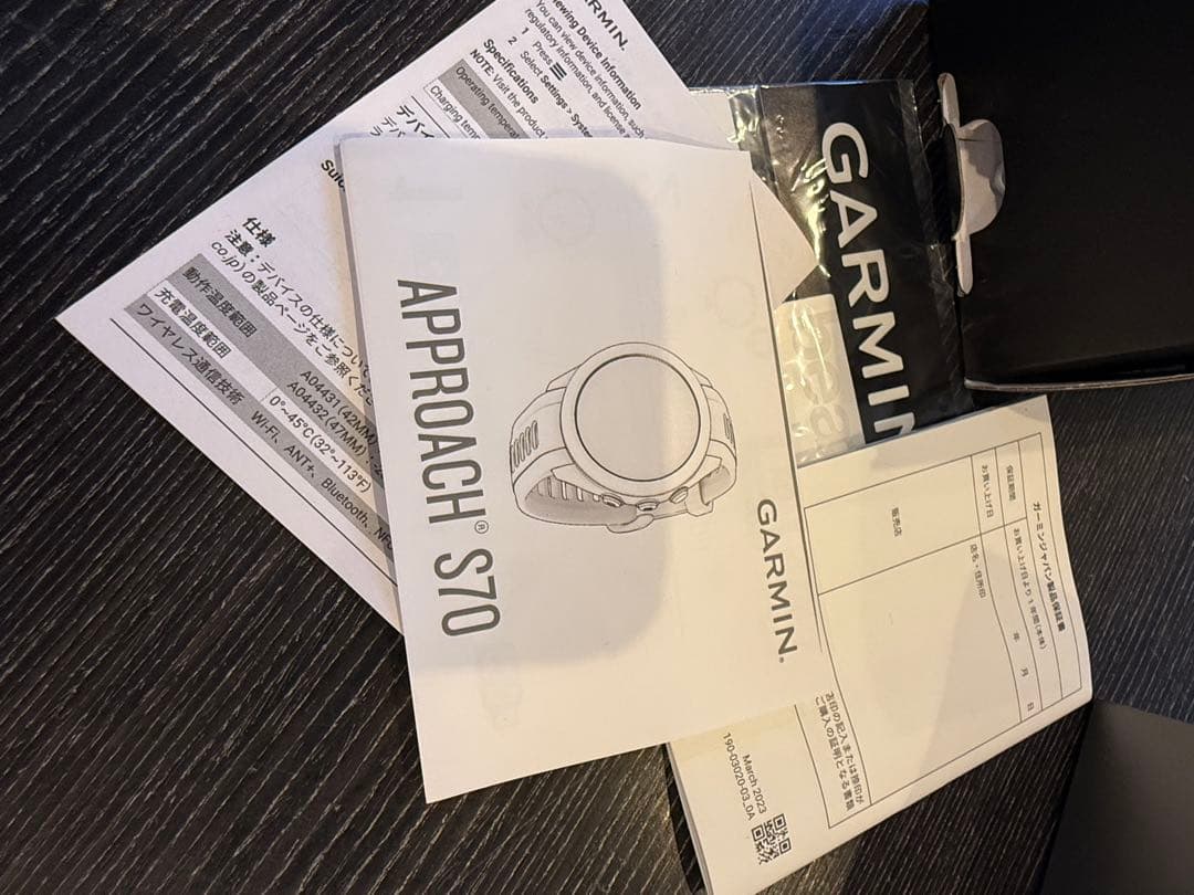 Garmin Approach S70 GPSゴルフスマートウォッチ 47mm