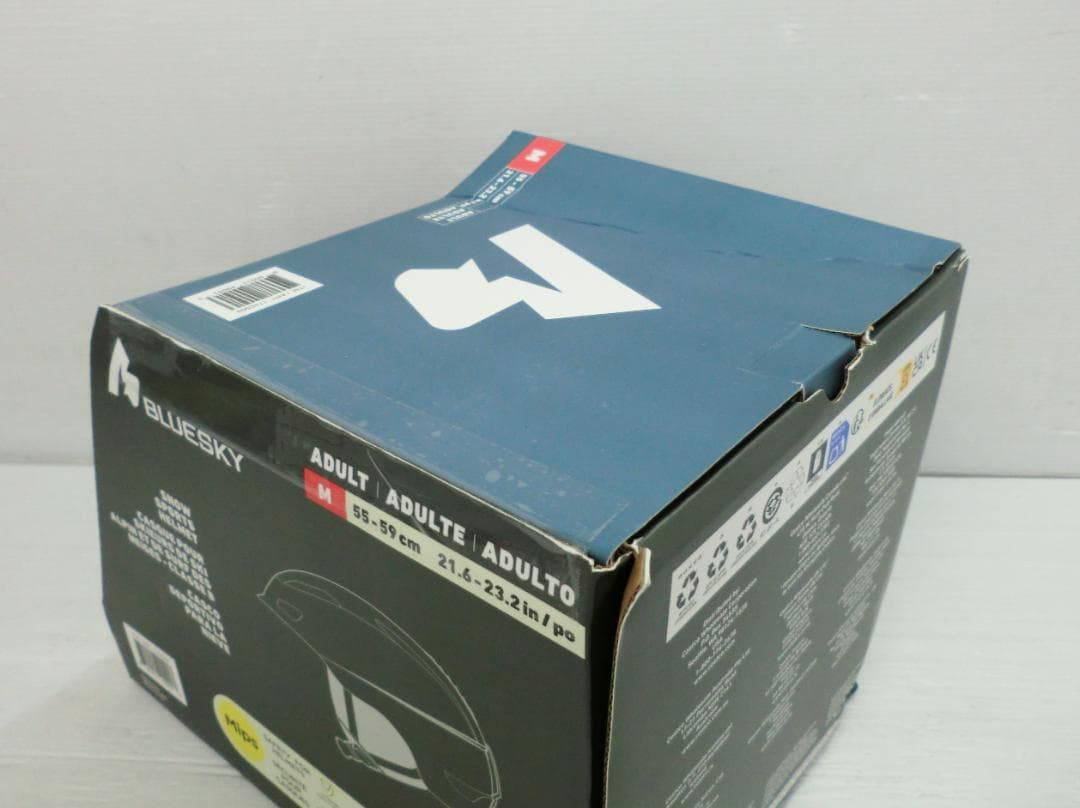 BLUESKY ブルースカイ大人用スノーへルメット MIPS ブラック M