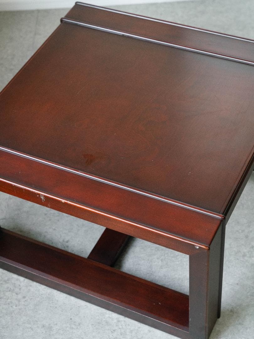 ヴィンテージ 木製 座卓 コーヒー ローテーブル 古家具 レトロモダン