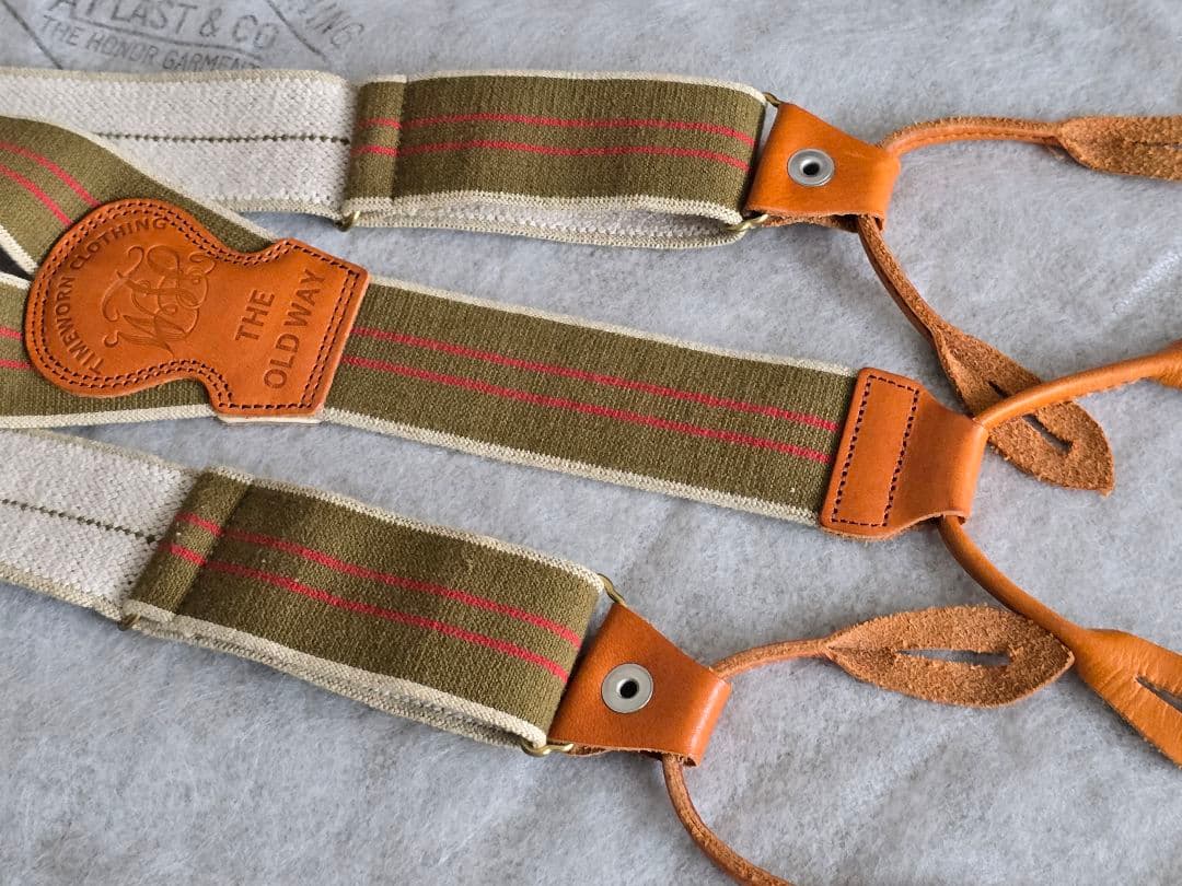 TIMEWORN CLOTHING ATLAST アットラスト サスペンダー