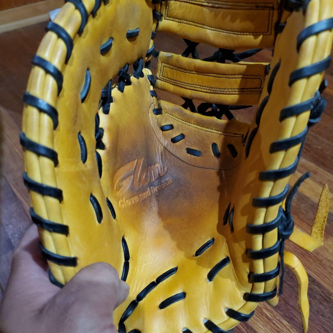 グロム ファーストミット 左利き 型付け済み