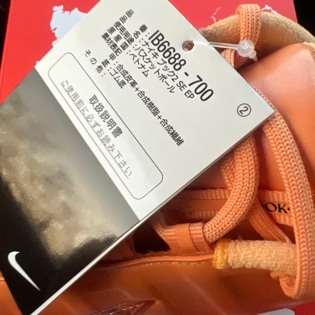 <超激レア商品>NIKE BOOK2EP 27.5 basketball