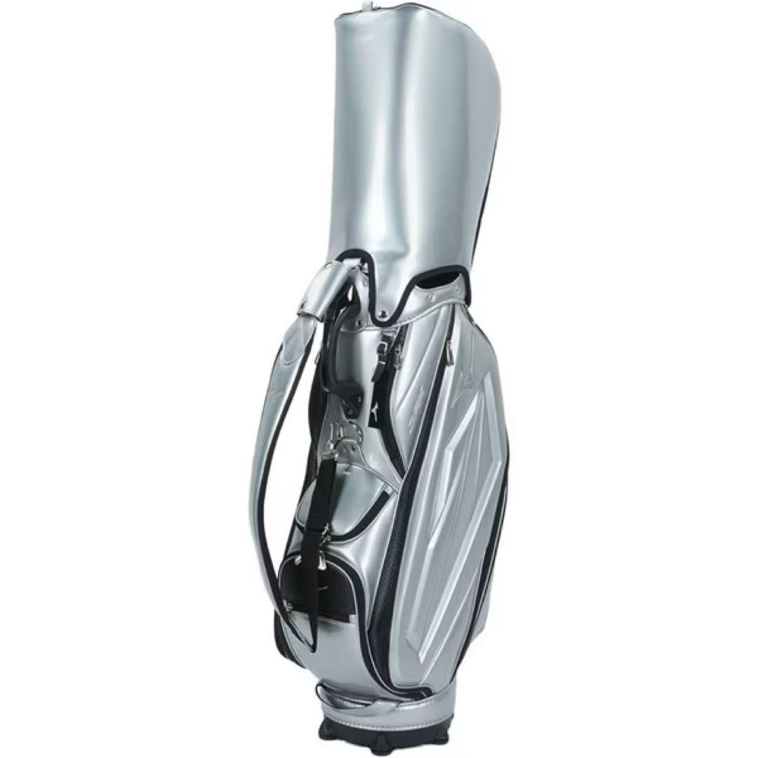 新品未使用品　MIZUNOミズノ キャディバッグ9.5型　シルバー