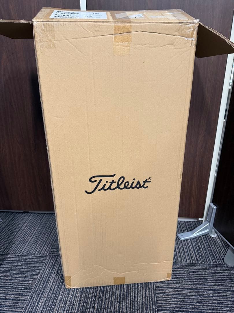 Titleist/タイトリスト エナメル キャディバッグ９型【黒×赤】美品　レア