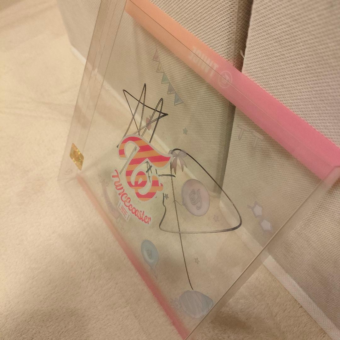 【サイン(ミナ)・トレカ4枚付】TWICE coaster Lane1