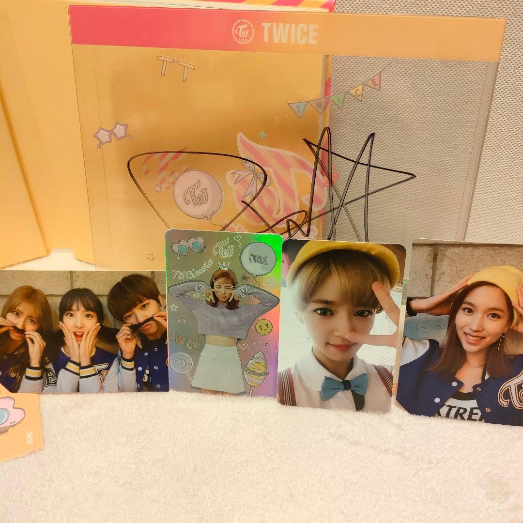 【サイン(ミナ)・トレカ4枚付】TWICE coaster Lane1
