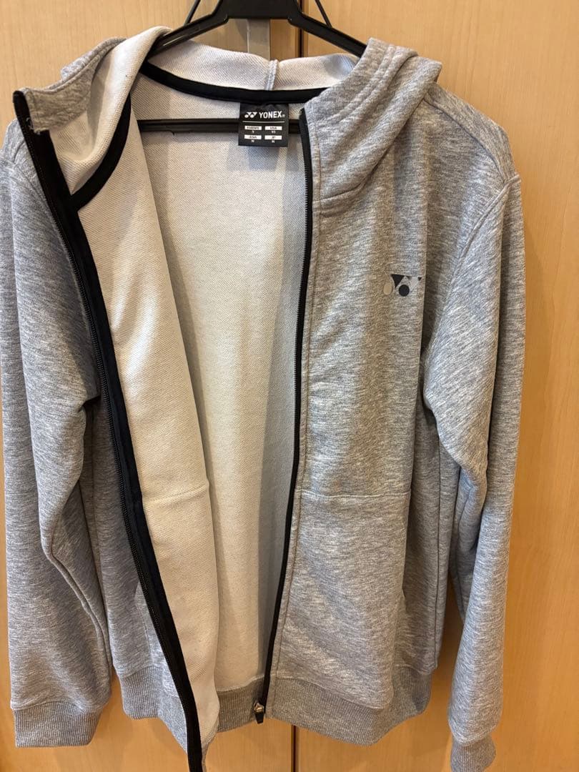 【2025春夏】　ヨネックス　スウェットパーカー　グレー　M