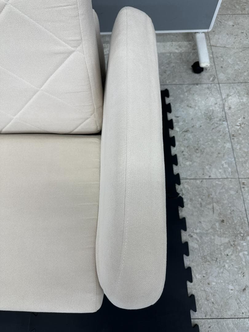 Stella　ソファベッド　肘リクライニング　アイボリー