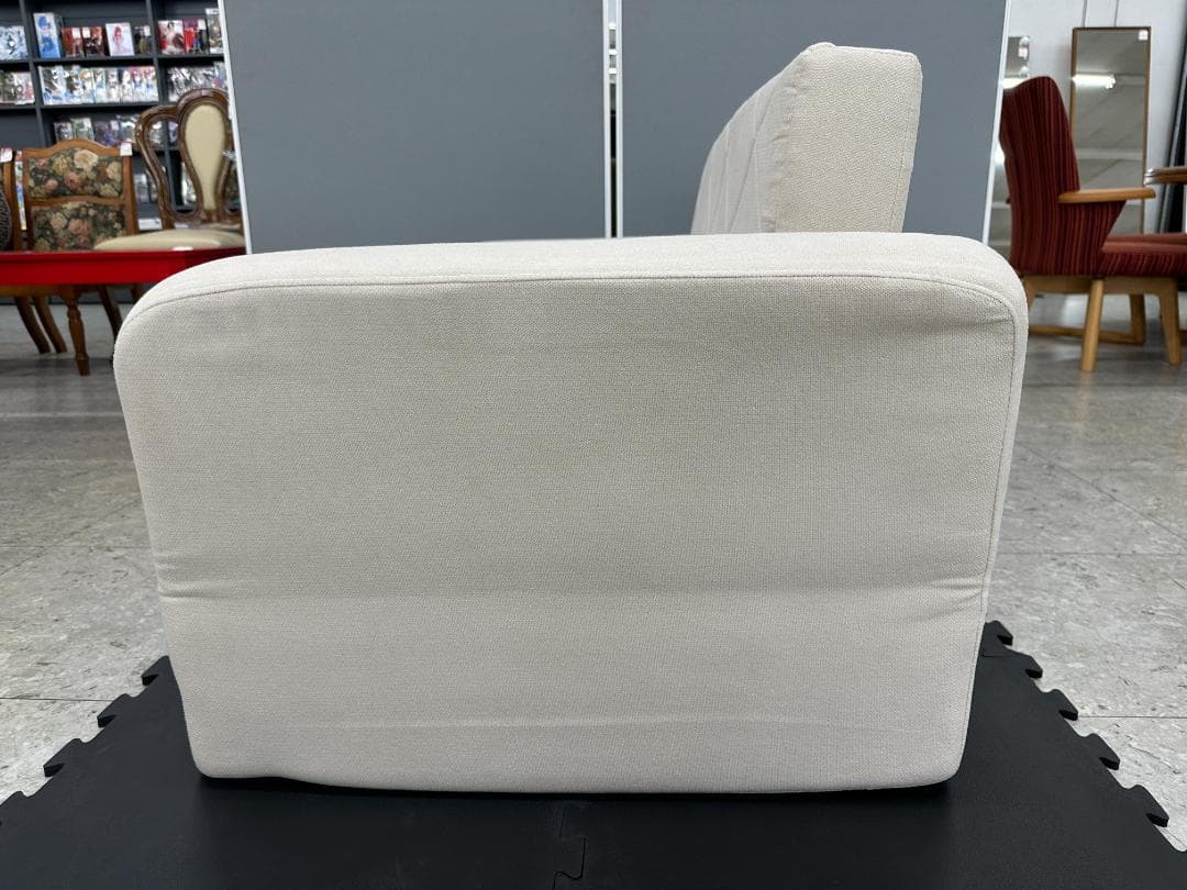 Stella　ソファベッド　肘リクライニング　アイボリー