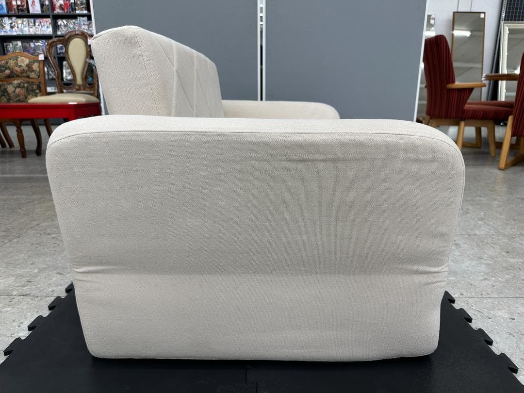 Stella　ソファベッド　肘リクライニング　アイボリー