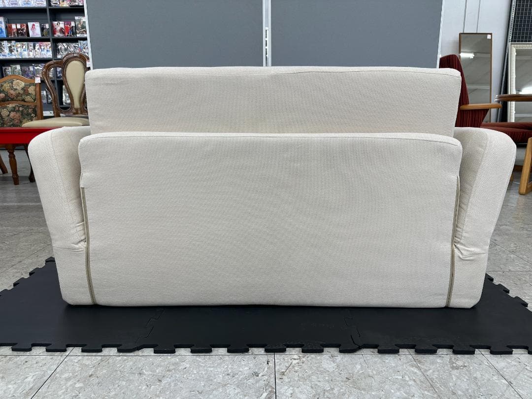 Stella　ソファベッド　肘リクライニング　アイボリー