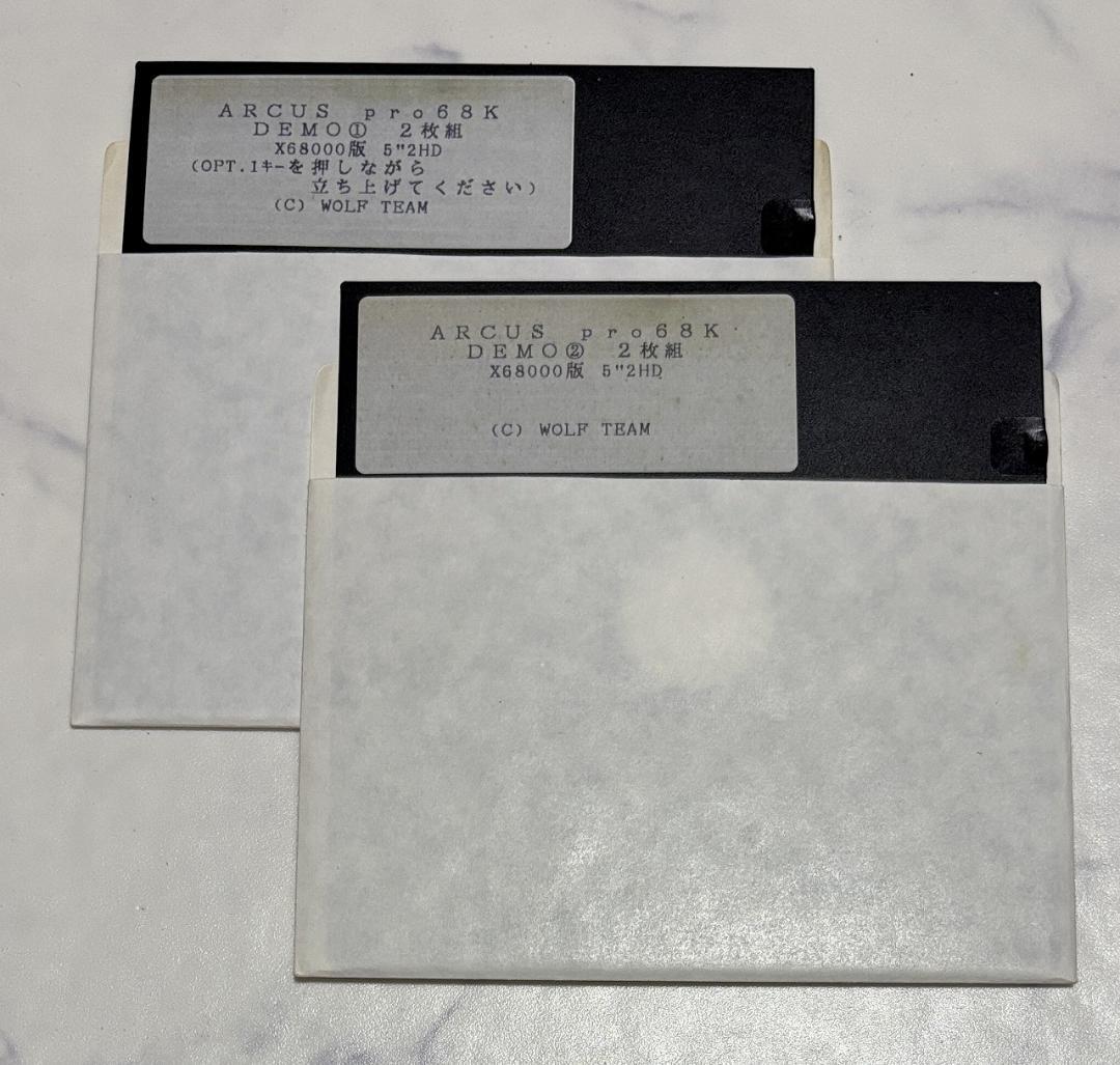 【X68000】グラナダ + 店頭オートデモ2種類同梱【ウルフチーム】