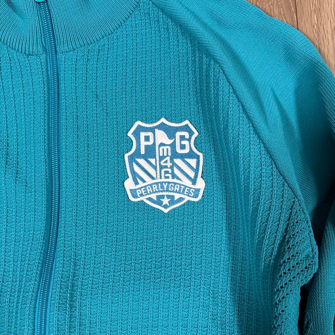 【美品】PEARLY GATES ジップアップセーター メイドインジャパン