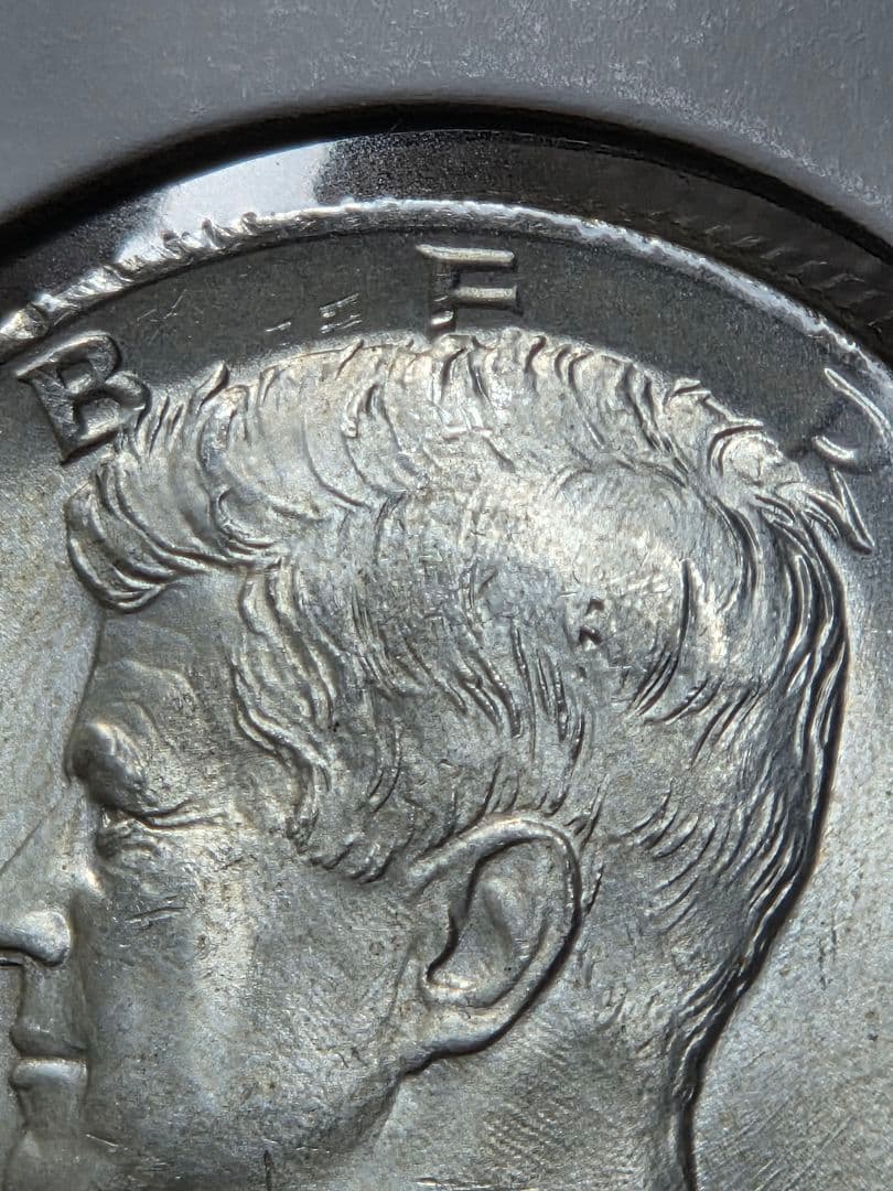 アメリカ合衆国　ケネディ大統領　ハーフダラー銀貨　1964