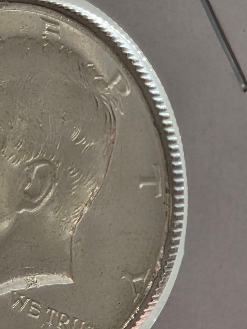 アメリカ合衆国　ケネディ大統領　ハーフダラー銀貨　1964