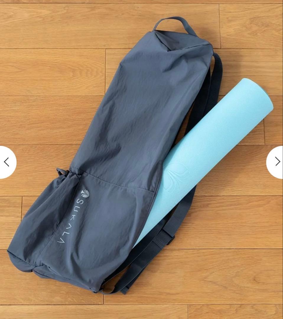 新品未使用　SUKALA リバーシブル　ヨガマット 4mm バッグ　LAVA