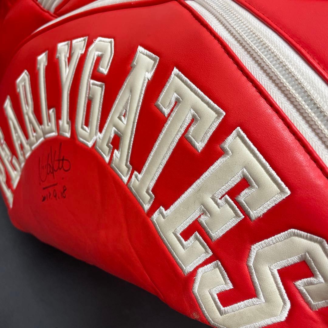 PEARLY GATES ゴルフバッグ　スタンド付　ショルダー付　サイン入り