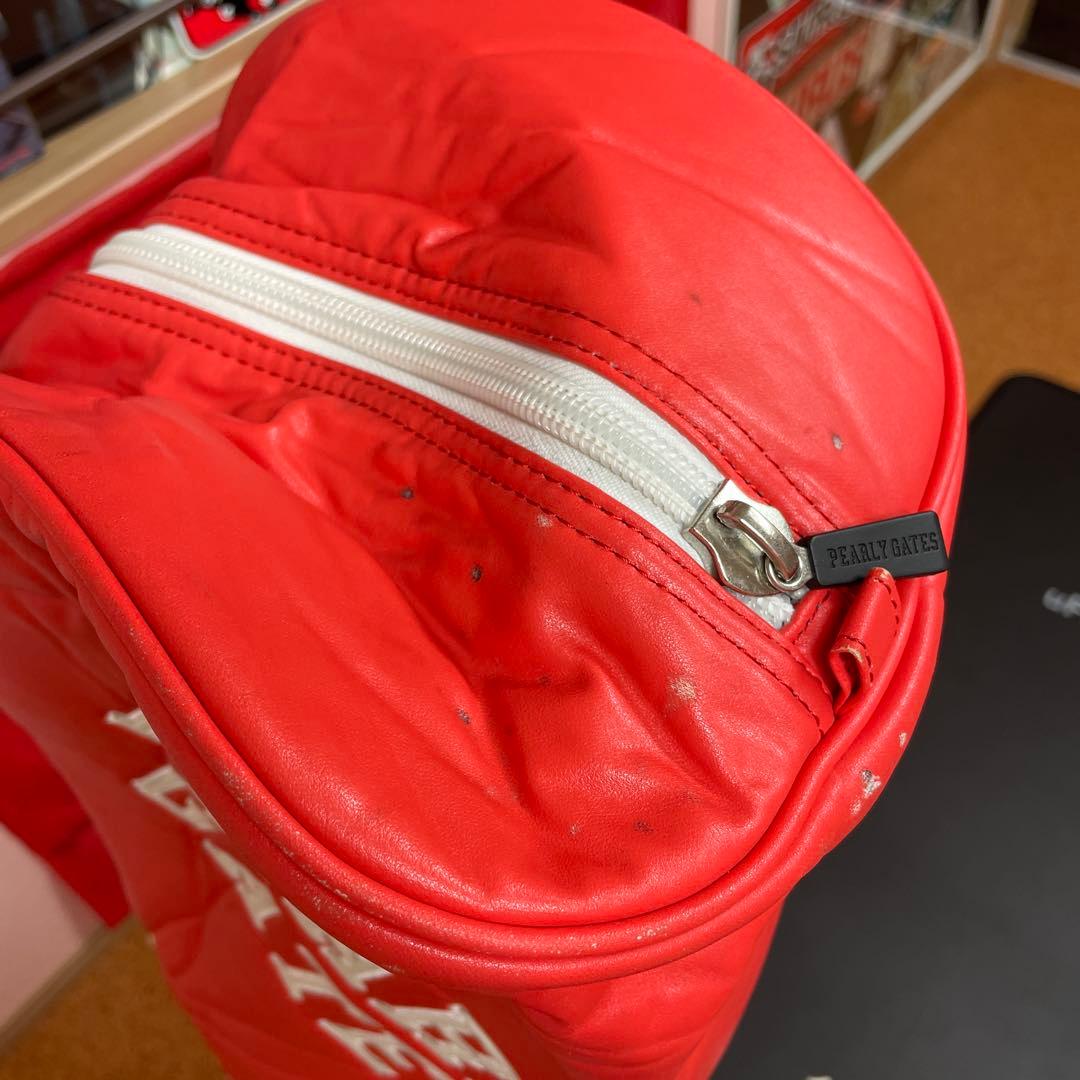 PEARLY GATES ゴルフバッグ　スタンド付　ショルダー付　サイン入り