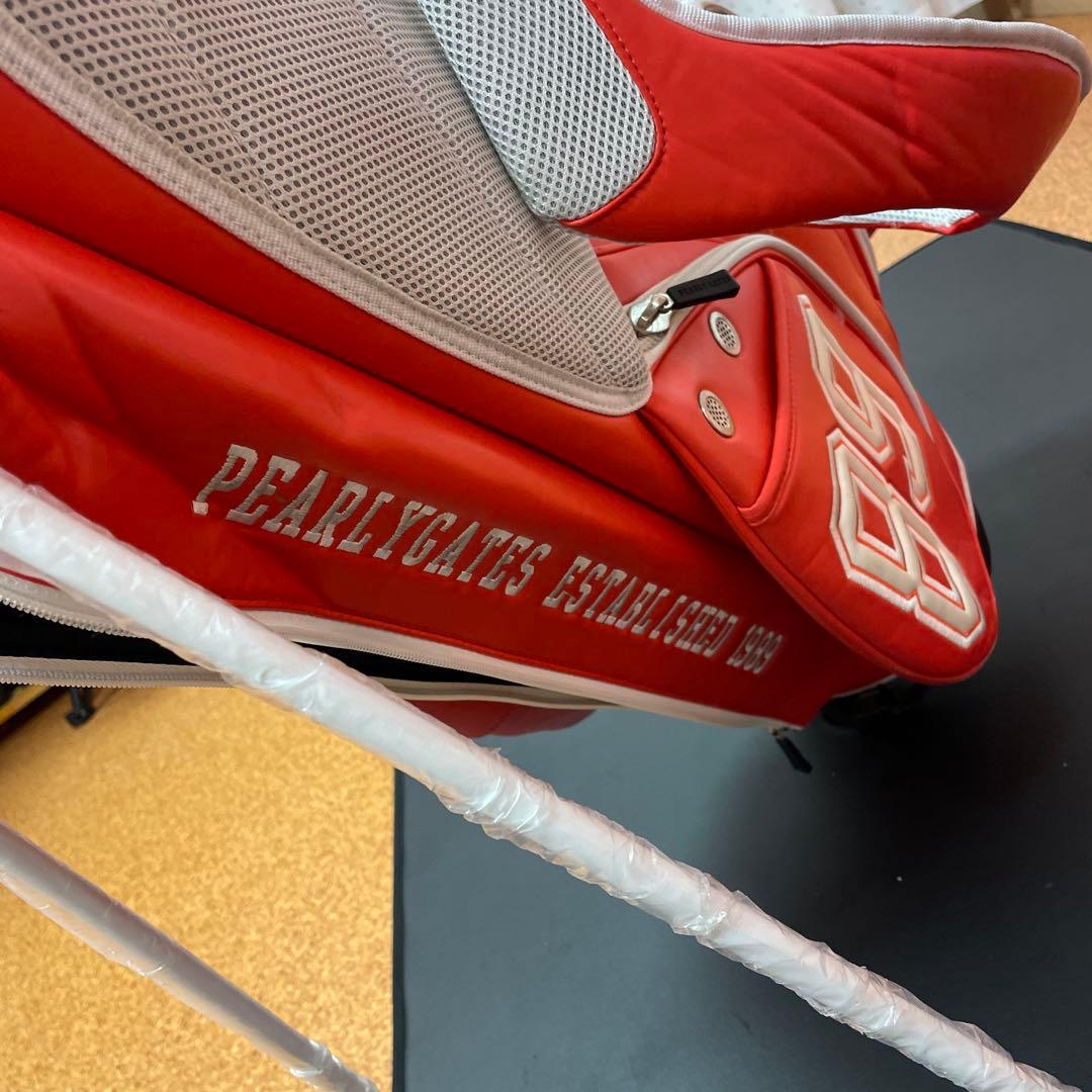 PEARLY GATES ゴルフバッグ　スタンド付　ショルダー付　サイン入り