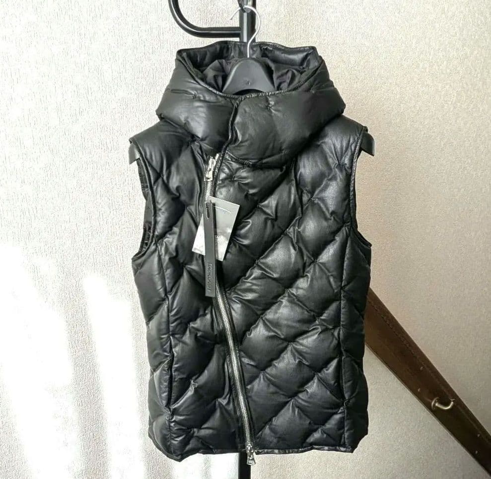 ISAMU KATAYAMA BACKLASH カンガルーレザーダウンベスト M