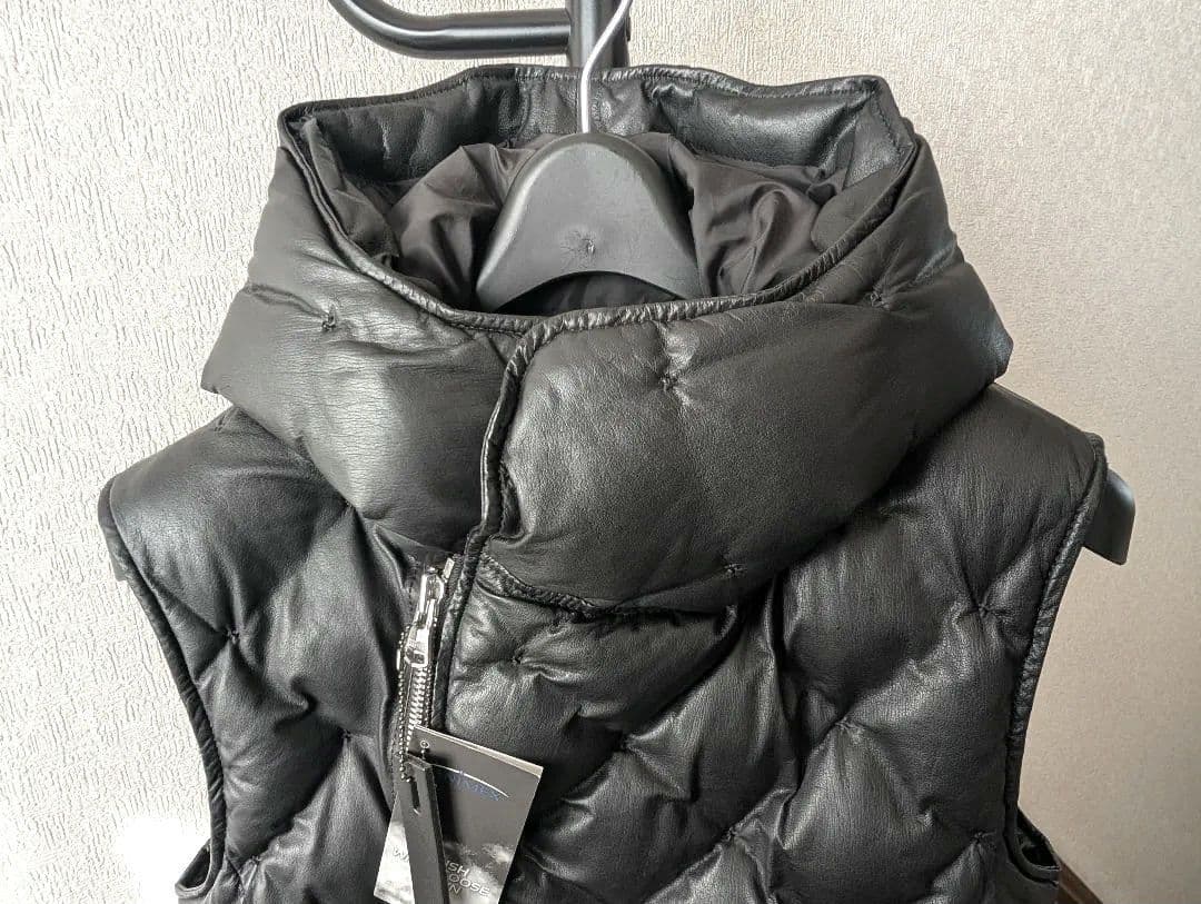 ISAMU KATAYAMA BACKLASH カンガルーレザーダウンベスト M