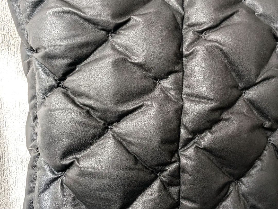 ISAMU KATAYAMA BACKLASH カンガルーレザーダウンベスト M