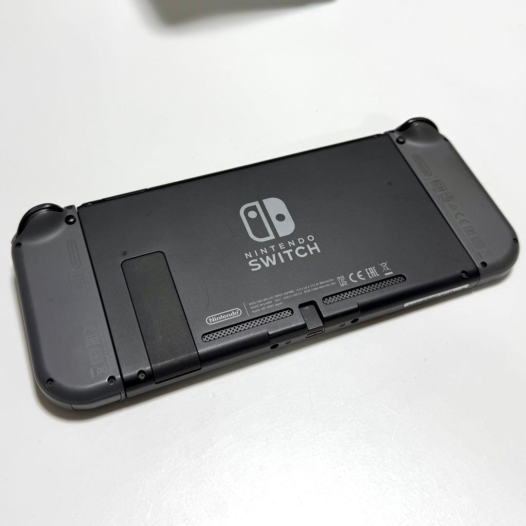 Nintendo Switch グレー 本体 付属品付き 箱あり 動作確認済み